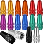 8 Colors Presta Valve Cap 2/16 Pack Aluminum Anodized Bike Stem Black. Fixed Price $7.39.