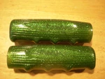 Schwinn Bicycle Green Sparkle Slimline Handlebar Grips Stingray Middleweight. Fixed Price $35.00.