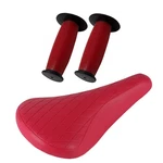 Pro+ Pink Diamond Saddle & Red/black Mushroom Grips Bmx Bike. Fixed Price $23.99.