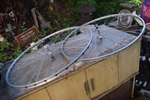 2 Vintage 70'S Super Champion Arc En Ciel 36H 350 Gr W/ Campagnola Hubs. Fixed Price $99.00.