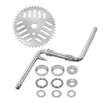 Alta Gt Style Bmx Crank Set 6-1/2" Chrome W/ 44T Sprocket & Bottom Bracket.. Fixed Price $32.49.