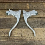 Vintage Shimano BL-Z304 Brake Levers Non-aero Silver Drop Bar Cable Stops. Fixed Price $28.19.