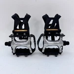 Vintage VP-339 Pedals 9/16" Mountain Bike Atb Mtb Race Toe Clips Black A11. Fixed Price $20.99.