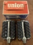 Vintage New-old-stock Union 9/16" Pedals Germany #265. (nj). Fixed Price $35.00.