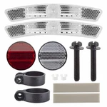Cateye Kit: Front And Rear Reflectors With Mounts. Fixed Price $10.95.