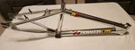 Vintage 1997 Powerlite P61 Al Xl Bmx Racing Frame 21 Polished Silver Mid School. Fixed Price $500.00.