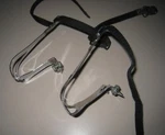 1 Pr Vintage Kkt Size Large Ll Chrome Toe Clips W/straps Bike Pedal Cycling Used. Fixed Price $19.99.