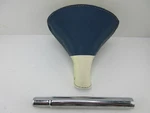 Wrights Sprung Saddle Blue White Vinyl Made England With 25.4MM Seatpost. Fixed Price $39.45.