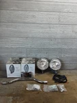 United Pacific 5" Round Antique Vintage Fog Lights Set Bracket Kit REV-00. Fixed Price $99.99.