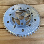 Oldschool 90 Mongoose Bmx Sprocket Power Disc 44 Tooth Chainring Spider Chrome. Fixed Price $119.99.