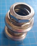 Vintage Shimano Dura Ace HP-7400 1 Threaded Headset 25.4X24F Parts Or Repair. Fixed Price $39.99.