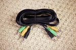 Color Coded Minijack Plug Audio Cable 3.5MM For Logitech Z-906 Speakers. Fixed Price $9.59.