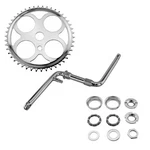 Hole Og Schwinn Style Bicycle 46T Sprocket, 1/2 Crank, & Bottom Bracket Set. Fixed Price $42.54.