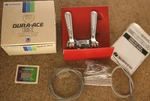 Vintage Nos New Nib Shimano Dura Ace Frame Downtube Shifters Set Cables SL-7200. Fixed Price $134.42.