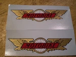 Mint Orig Motobike Bicycle Decal Set Schwinn Hawthorne Columbia Elgin & Others. Fixed Price $30.00.