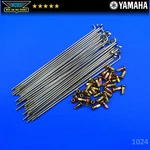 New Genuine Oem 74-76 Yamaha DT100 Front Wheel Spokes Set 276-25104-10-00. Fixed Price $59.85.