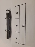 Nos Vintage Spindle Cottered 122.5MM 15NGCC Bayliss Wiley Bw. Fixed Price $12.99.