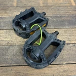 Vintage Hti Bmx Bike Pedals 1/2 Freestyle Black Plastic Flat Pair Reflectors. Fixed Price $17.79.
