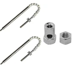 Nos Vintage Sturmey Archer Bicycle Parts 3-SPEED Hub Axle Nuts Bolts.. Fixed Price $21.99.