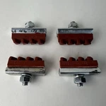 Shoe Pads For Schwinn Caliper Bike Longlast Vintage Red Nos Four. Fixed Price $29.99.