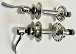 Campagnolo Gran Sport 36H Low Flange Hubs Vintage Road Bike Set Italy. Fixed Price $119.99.