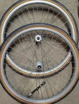 Old School 26 Inch Araya 7X Cruiser Wheels Rims Bullseye Hubs Bmx Bike. Fixed Price $619.95.