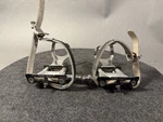Vintage Mks RX-1 Njs Track Pedals With Toe Clips And Christophe Straps. Pista.. Fixed Price $73.99.