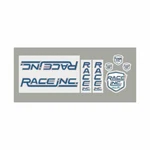 Race Inc. Decal Set - Red/white/blue. Fixed Price $39.95.
