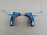 Vintage Dia Compe Mountain Bike Brake Levers Blue/gray Direct Pull. Fixed Price $35.00.