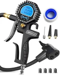 Presta Valve Air Chuck - Digital Bike Tire Pressure Gauge With Inflator 1% Accu. Fixed Price $46.12.