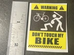Bikes Bmx Frame Helmet Decals Sticker Old School Warning. Fixed Price $9.00.
