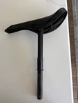 Old School Bmx 80'S Uni Turbo Pro Seat Saddle Used 13/16" 7/8" Shim Black. Fixed Price $139.00.