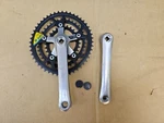 Vintage Shimano Exage Trail Biopace Triple Crankset 175MM 48/38/28 FC-M350 Japan. Fixed Price $45.00.