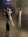 Vintage Shimano Stx FC-MC31 Crank Set 175MM, Decent Condition. Fixed Price $60.00.