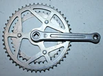 Maxy Bicycle Double Drive Side Crank Silver 171MM BCD110 3-ARM 52/40T Jis :). Fixed Price $63.99.
