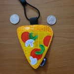 Pizza Hanging Reflector By Kinanggg For Bicycles, Bags, Charms. Fixed Price $20.00.