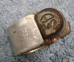 Gc Chicago Made "as" Schwinn, Bolt Style Seatpost Frame Clamp, 1940S Bicycle*. Fixed Price $17.50.