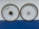 Vtg Set 27" X 1/4 Araya Road Bike Speed Rims Tires Front Rear Wheels 36H. Fixed Price $85.00.