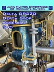 3D Prtd Delta Rockwell DP220 14 Drill Press Depth Stop Assembly Collar Lock Nut. Fixed Price $20.00.