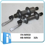 Pair Set Of Hubs Shimano Xtr 32H FH-M950 HB-M950 With Locks. Fixed Price $315.06.