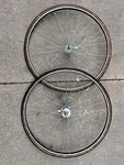 Mavic MA40 Vintage 700C Clincher Road Wheelset 6 Speed Freewheel Gumwall Tires. Fixed Price $239.99.
