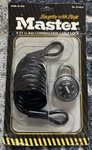 New Package Master 6FT Combination Cable Security Lock No. 8146-D Usa. Fixed Price $19.99.