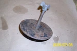 Triumph TR4A TR250 Spare Tire Hold Down Clamp And Hardware Original 1961-68. Fixed Price $20.00.