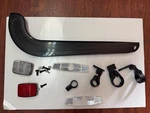 Bike Kit Bmx Bicycle Reflectors Red White Light. Fixed Price $5.99.