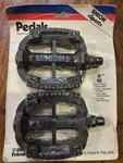 New Union Sport Bicycle Pedals 9/16" Amber Reflector Chromolley Freestyle Usa. Fixed Price $57.80.