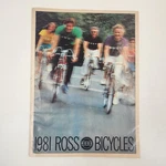 Ross Bicycles Catalog Brochure Mailing Chain Bikes Vintage Signature 1981. Fixed Price $16.99.