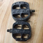 Vintage 1992 Mongoose MG-3 Old Mid School Bmx Pedals Black, Menace 1/2". Fixed Price $22.49.