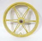 1980 Old School Bmx Bike Acs Zytel Mag Front Wheel Yellow For Restoration. Fixed Price $94.65.