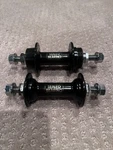Suzue 36 Hole Sealed Bearing Hubs - Front & Rear Black Nos 1980S Vintage Bmx. Fixed Price $250.00.