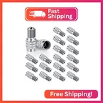 20 Pack Double Seal Valve Stem Cap Inflate Flow Through Tires Air. Fixed Price $18.20.